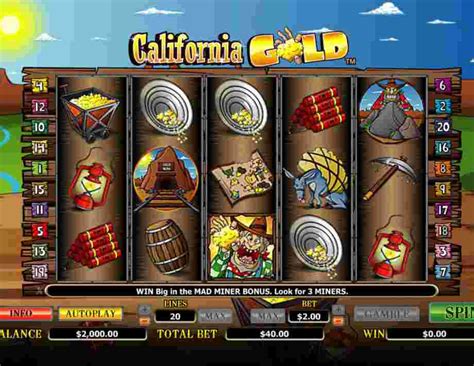 california gold slot